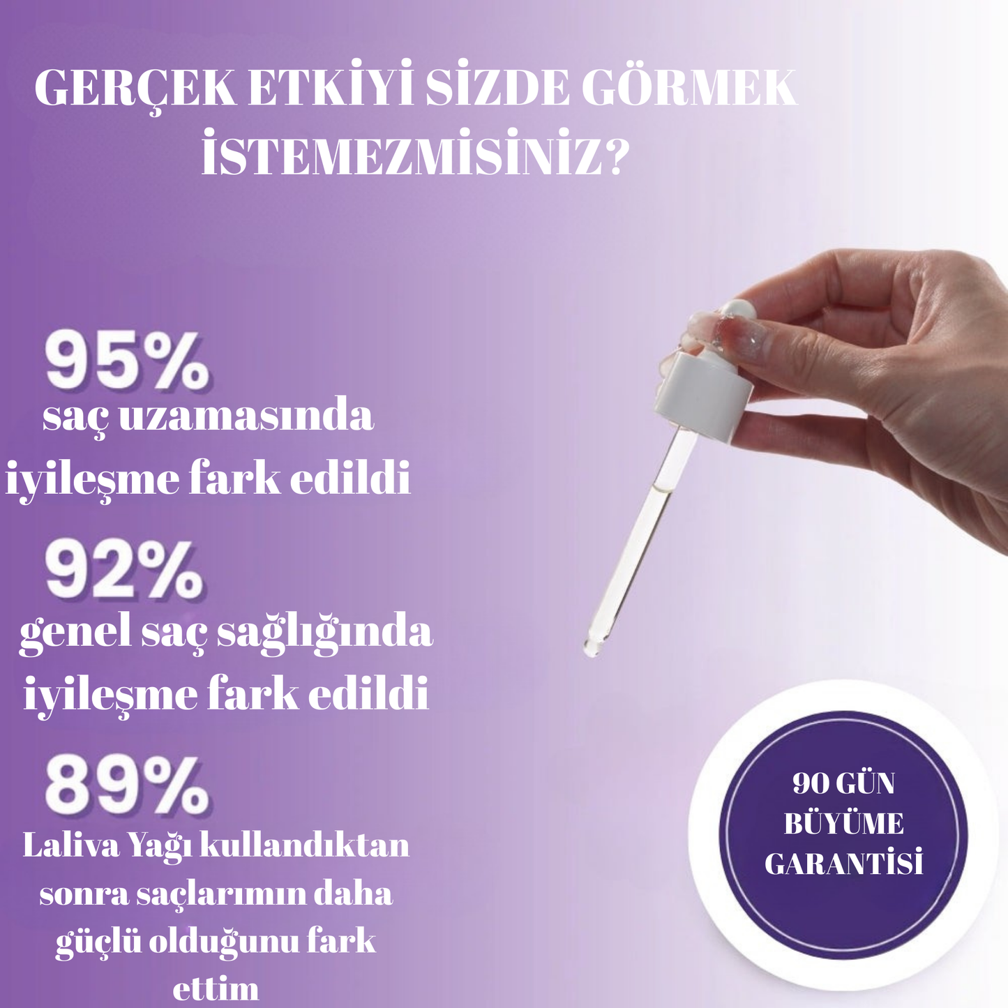 Laliva Doğal Saç Uzatma Serumu