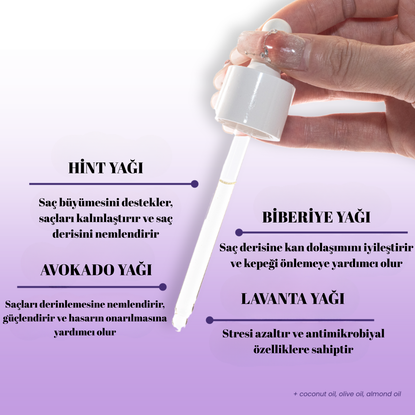 Laliva Doğal Saç Uzatma Serumu